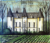 Bernard Buffet: Petit Chateau - Painting