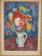 Charles Camoin: Flowers in a Pichet, ca. 1938 - Painting