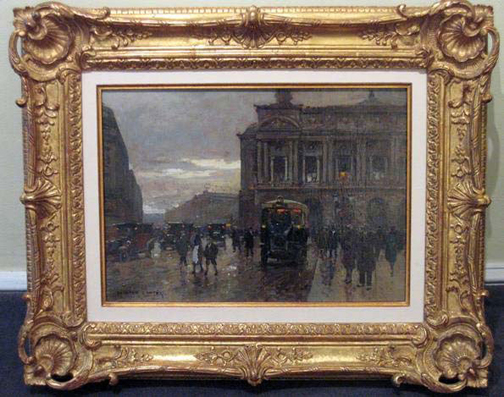 Edouard Cortes: Place de l'Opera - Painting