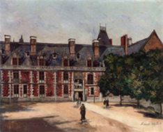 Maurice Utrillo: L2 Chateau de Blois - Painting