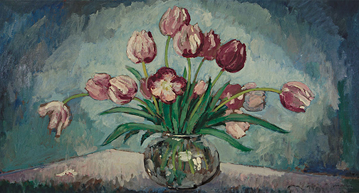 Kees van Dongen | Tulips - painting